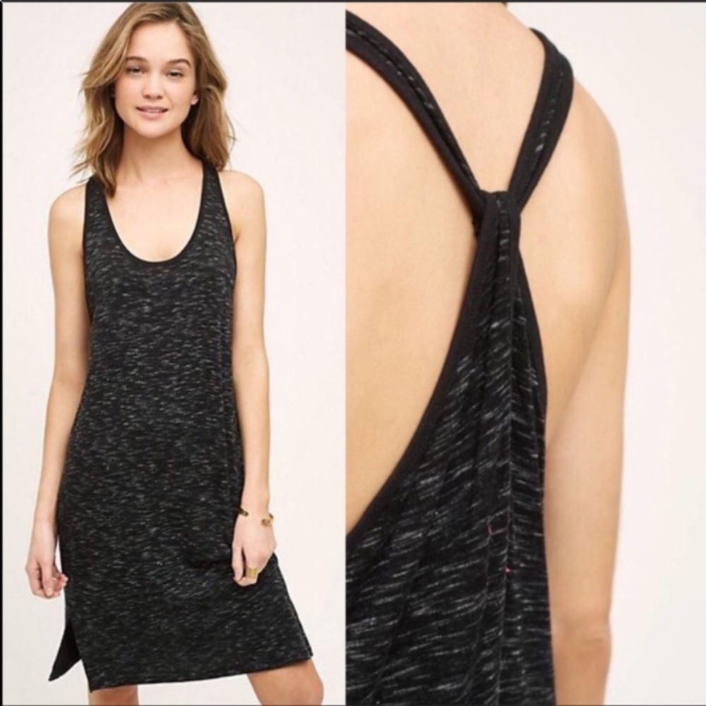 Saturday Sunday Anthropologie Gray Black Dress